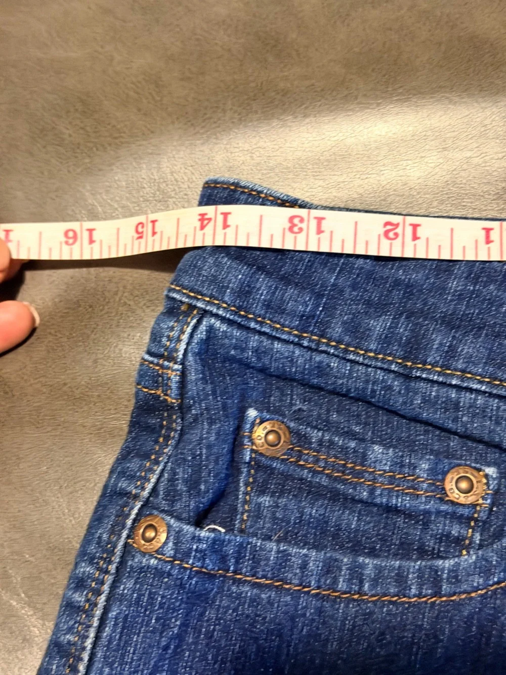 Signature by Levi Strauss Classic Blue Denim Shorts